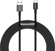 Kabllo USB Baseus CATYS-A01, USB-A në USB-C, 2 m, e zezë