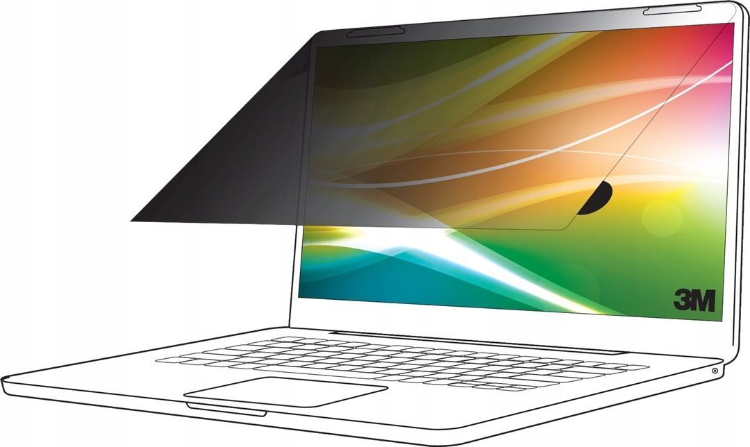Filtër privatësie për ekran 3M BPNAP002, 13.3", pa kornizë, i zi