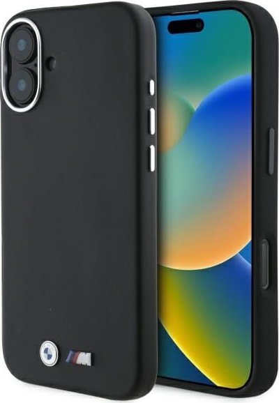 Mbështjellëse BMW BMHMP16M23PMWK për iPhone 16 Plus 6.7", MagSafe, e zezë