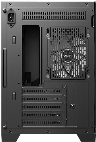 Kutia PC Antec Flux M Mini Tower, xham i temperuar, për gaming, e zezë