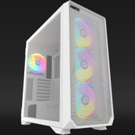 Kutia PC AQIRYS Arcturus PRO, Mid Tower, ARGB, xham i temperuar, e bardhë