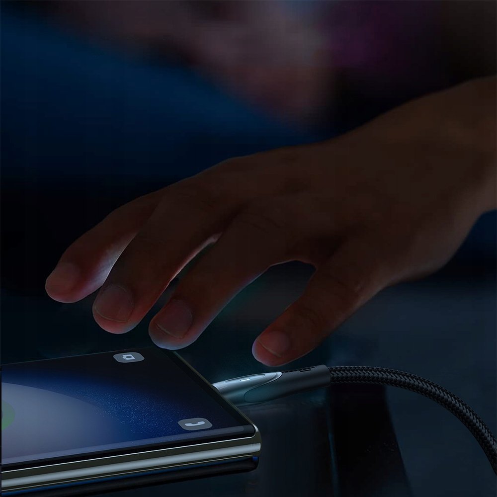 Kabllo USB C në USB C Joyroom Star Light SA27 CC5, 100W, 1.2m, e zezë