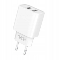 Karikues rrjeti XO CE02C, 2x USB, 2.1A, i bardhë