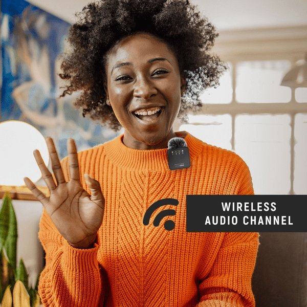 Mikrofon klip Easypix MyStudio Mic UNO, me kabëll, për kamera dhe smartphone, i zi