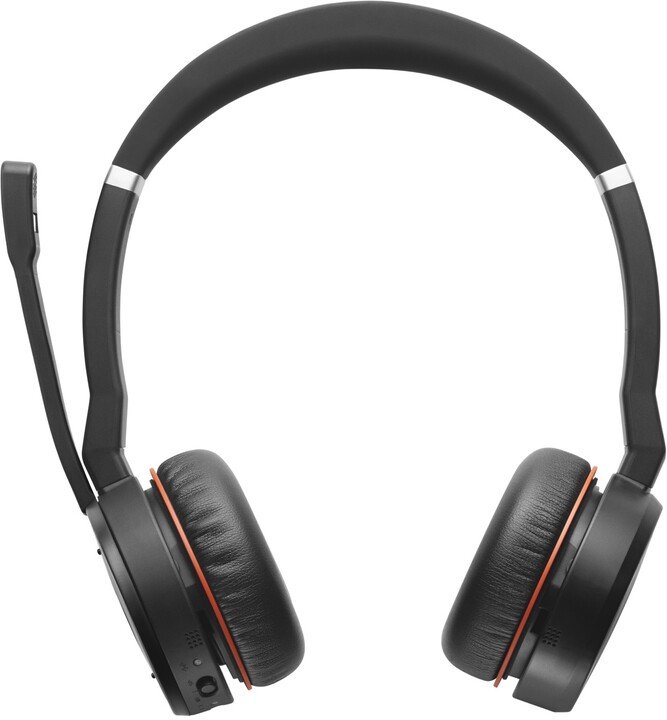 Kufje Jabra Evolve 75, Duo, USB-BT, me mbajtëse, të zeza