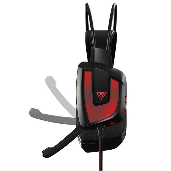 Kufje Patriot Memory Viper V360, të zeza/ kuqe