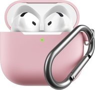 Varëse Keychain KeyBudz Elevate Series për AirPods 4th Gen, mbrojtëse, rozë Blush