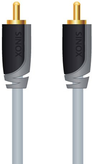 Kabllo koaksiale Sinox Plus, 1xRCA RG59, 1m, e zezë