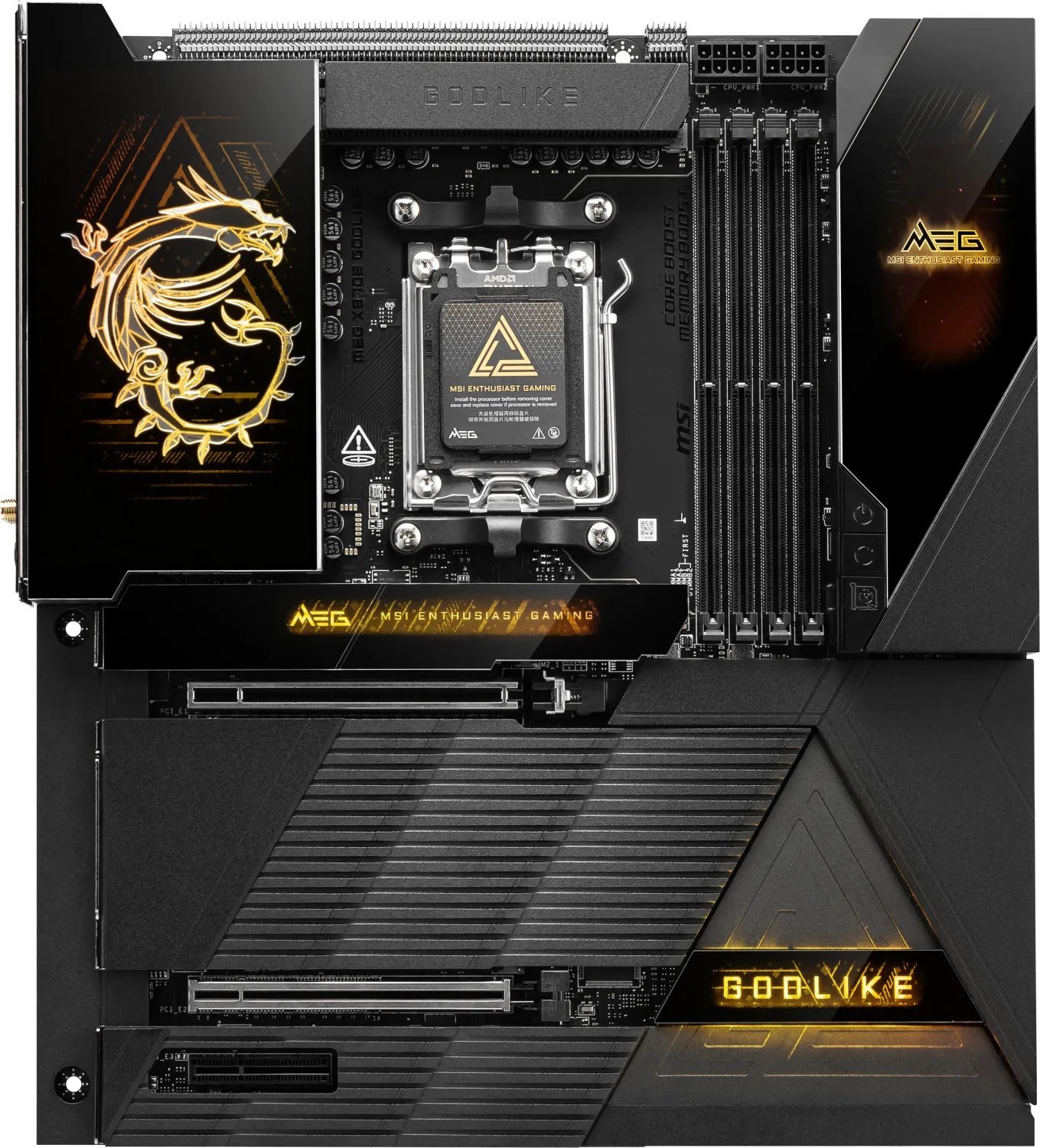 Pllakë amë MSI MEG X870E Godlike, AM5, DDR5, E-ATX