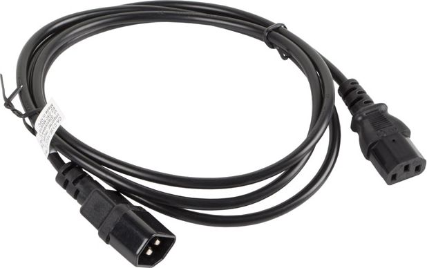 Kabllo rryme Lanberg IEC 320 C13, 1.8m, e zezë
