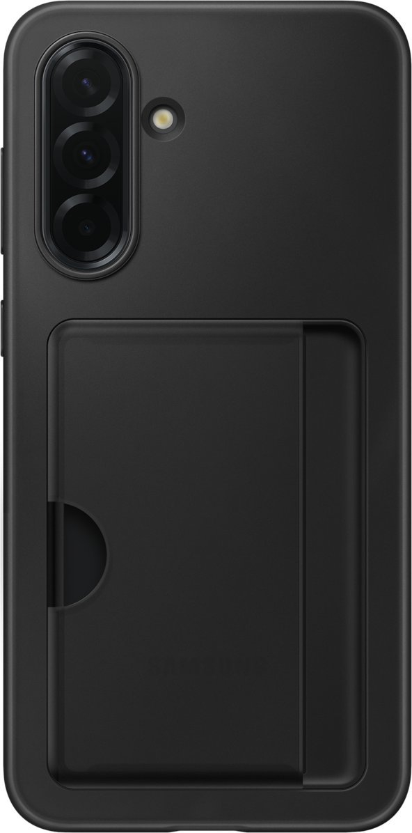 Mbështjellës telefoni Samsung EF-OA366 Galaxy A36 5G, 6.7", xhep karte, i zi