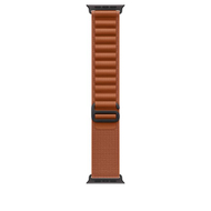 Apple Watch 49mm Loop, Terra Cotta Alpine Loop, Medium, Black Titanium Finish