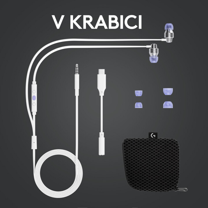 Dëgjuese Logitech G333, të bardha