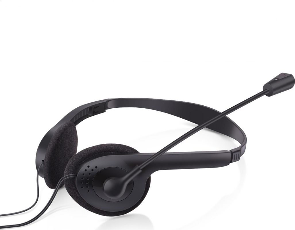 Слушалки Fiesta FIS1020, со микрофон, USB конекција, црни
