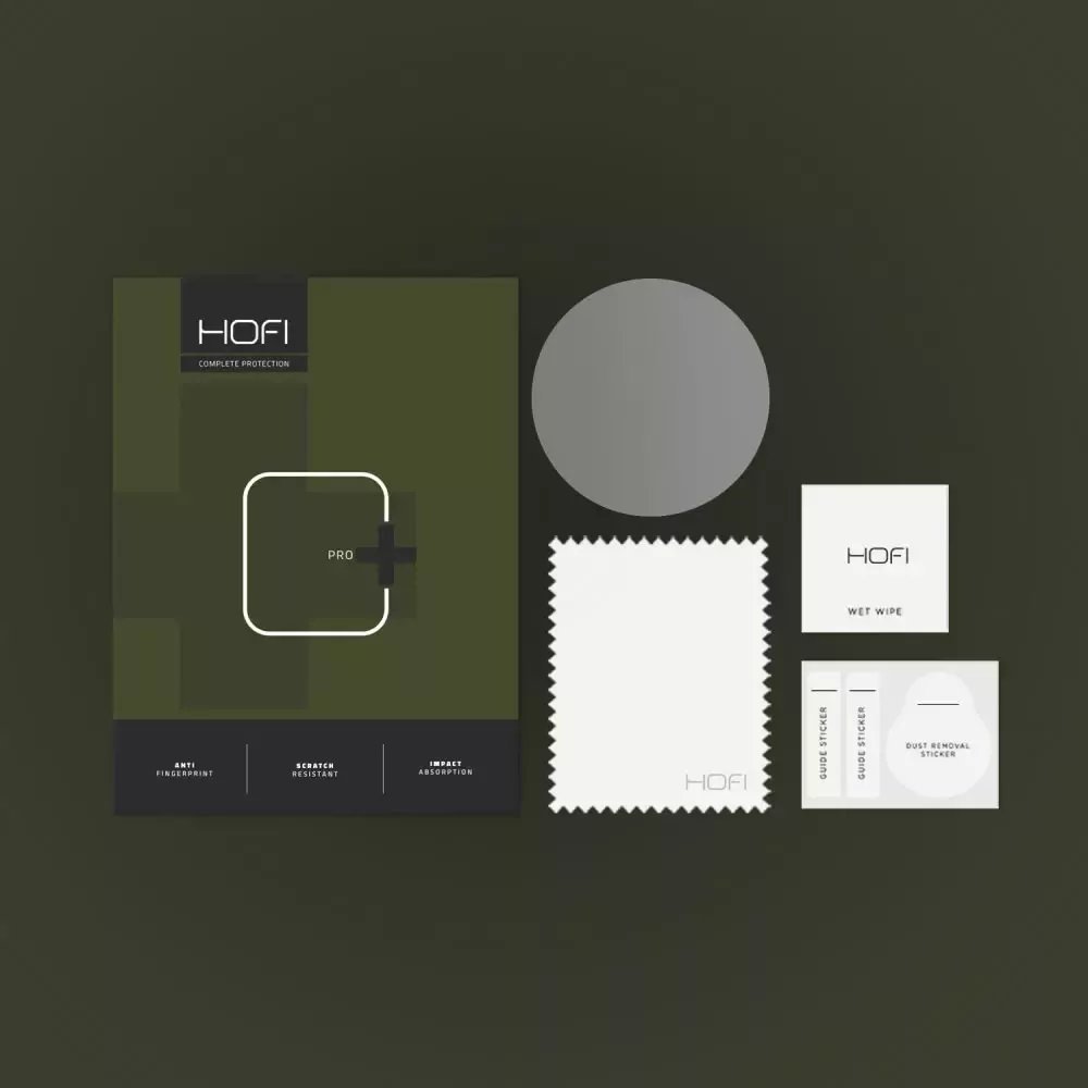 Xham mbrojtës Hofi Glass Pro+ për Samsung Watch 4 5 6 7 FE 40mm, i kthjellët