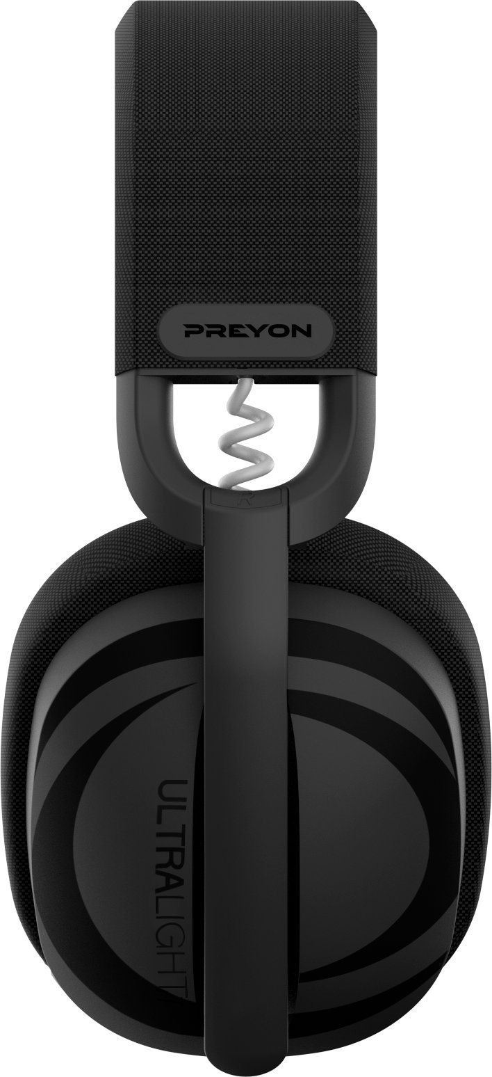 Set gaming Preyon Tornado Fly PTF40B me qëndrues kufjesh Heron Beak PHB41B, RGB, wireless charging, i zi