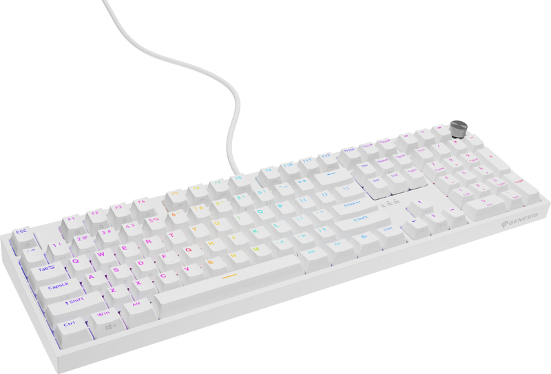 Tastierë mekanike gaming Genesis Thor 404, full size, RGB, e zezë
