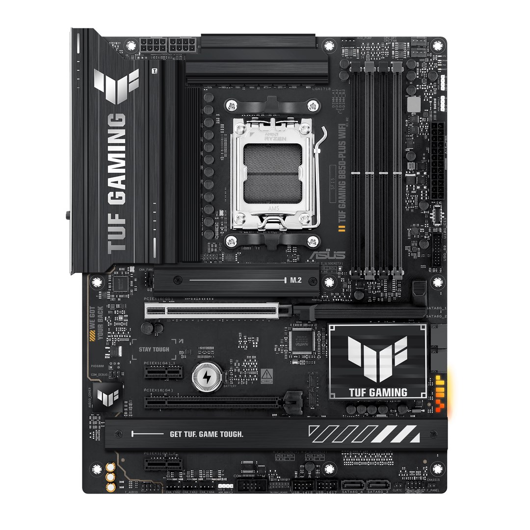 Motherboard ASUS TUF Gaming B850 Plus WIFI, AM5, DDR5, e zezë