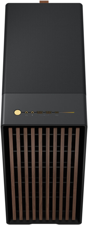 Kasë kompjuteri Fractal Design North Charcoal Black TG Light Tint, e zezë