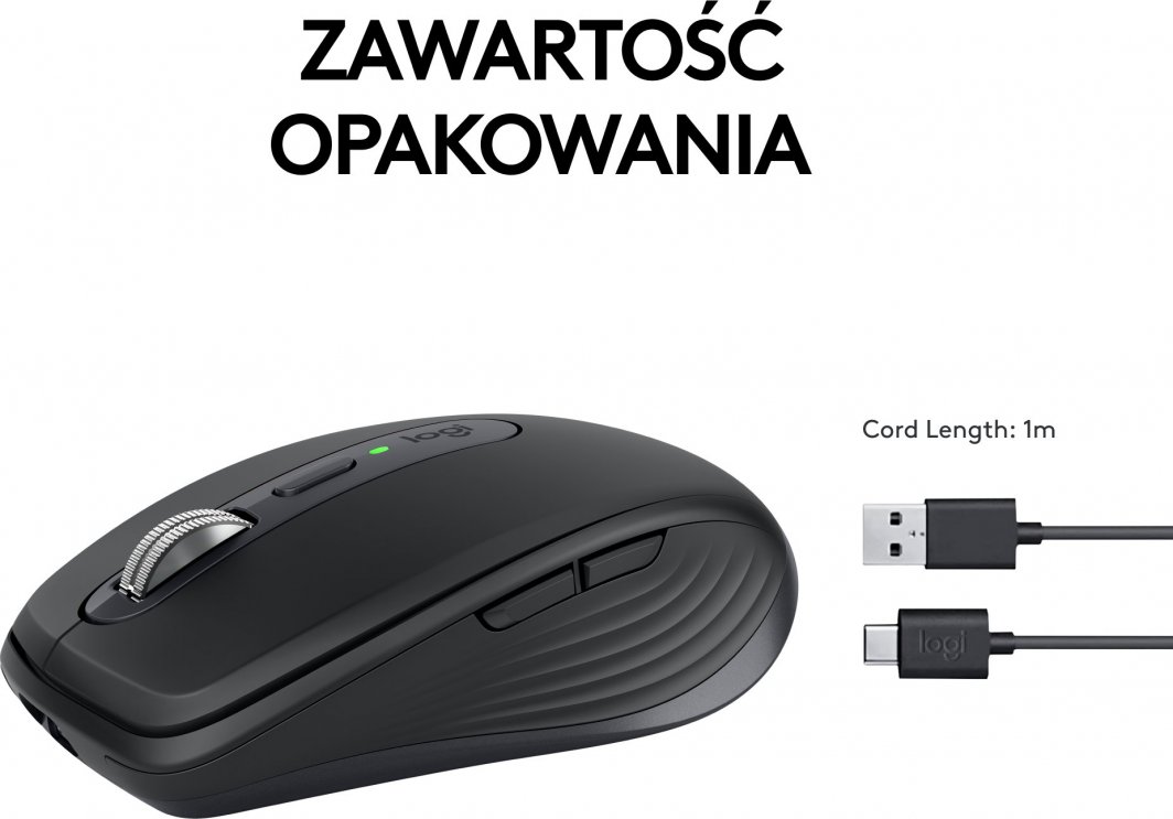 [OUTLET] Maus Logitech MX, Bluetooth, USB, USB-C, i hirt