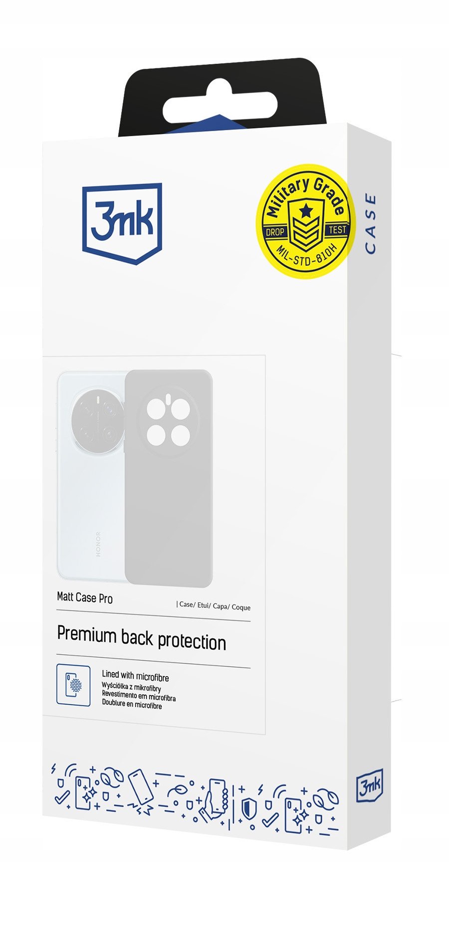 Mbulesë telefoni 3MK Matt Case Pro, për Xiaomi 15 Pro, e zezë