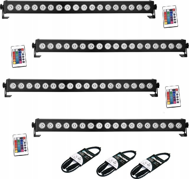 Shirit ndriçues Light4Me PIXEL 18 RGBW IR LED Bar, 72W, 18 LED, i zi