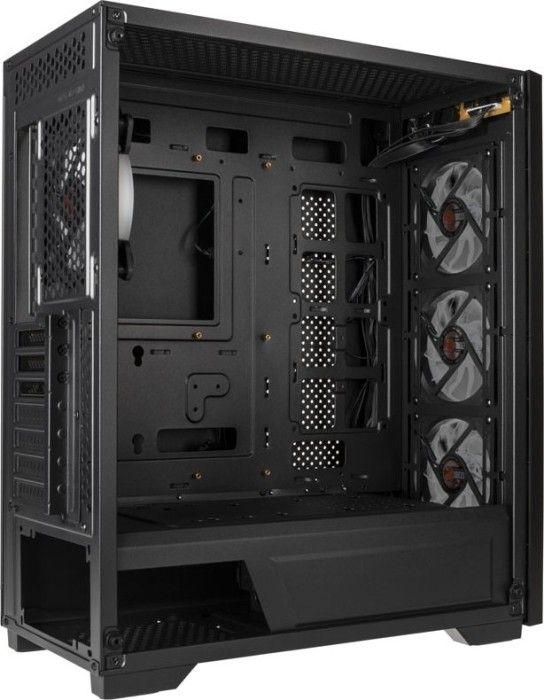Kasë Raijintek PONOS MS4, e zezë, Midi Tower