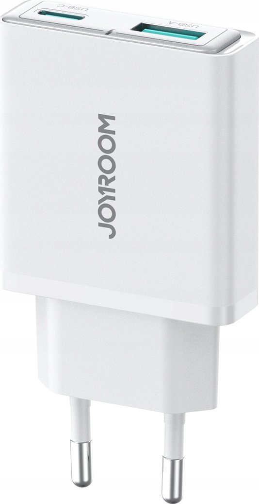 Karikues muri Joyroom Ultra Slim JR TCF14, 20W, USB C dhe USB A, i bardhë