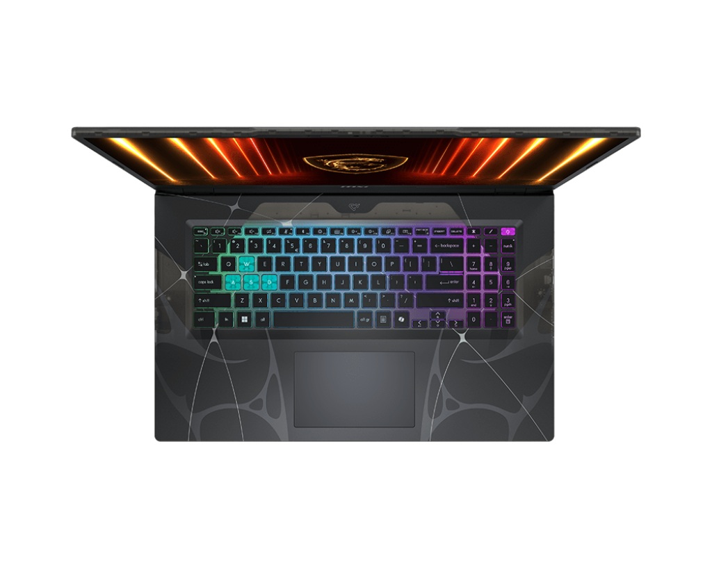 Laptop gaming MSI Cyborg 15 B2RWEKG, 15.6" FHD 144Hz, Intel Core 5, 16GB RAM, 1TB SSD, RTX 5050, e zezë Translucent