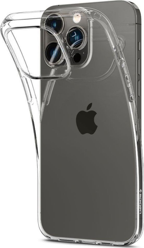 Mbrojtëse Spigen Liquid Crystal për Apple iPhone 14 Pro Max, transparente