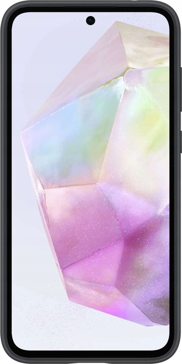 Mbulesë telefoni Samsung Silicone Cover Galaxy A35 5G, silikon, e zezë