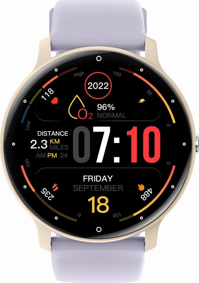 Orë e mençur Gravity GT1 8 Pro, 1.39", Bluetooth 5.2, IP67, e zezë
