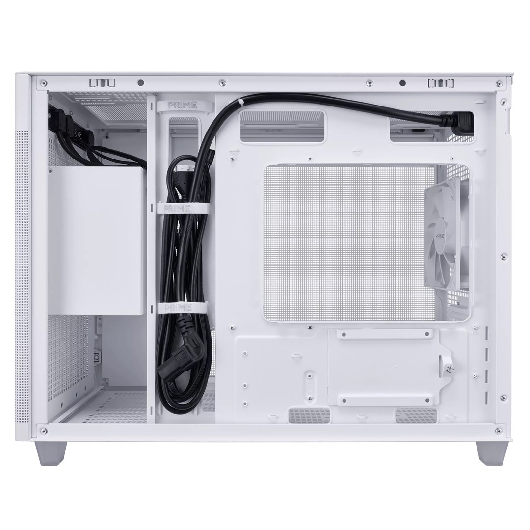 Kuti kompjuteri Asus Prime AP201, micro ATX, USB 3.2 Type C, e zezë