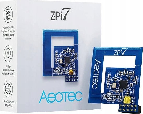 Modul Z-Wave AEOTEC Z-Pi 7, Z-Wave Plus, 868.42 MHz, blu