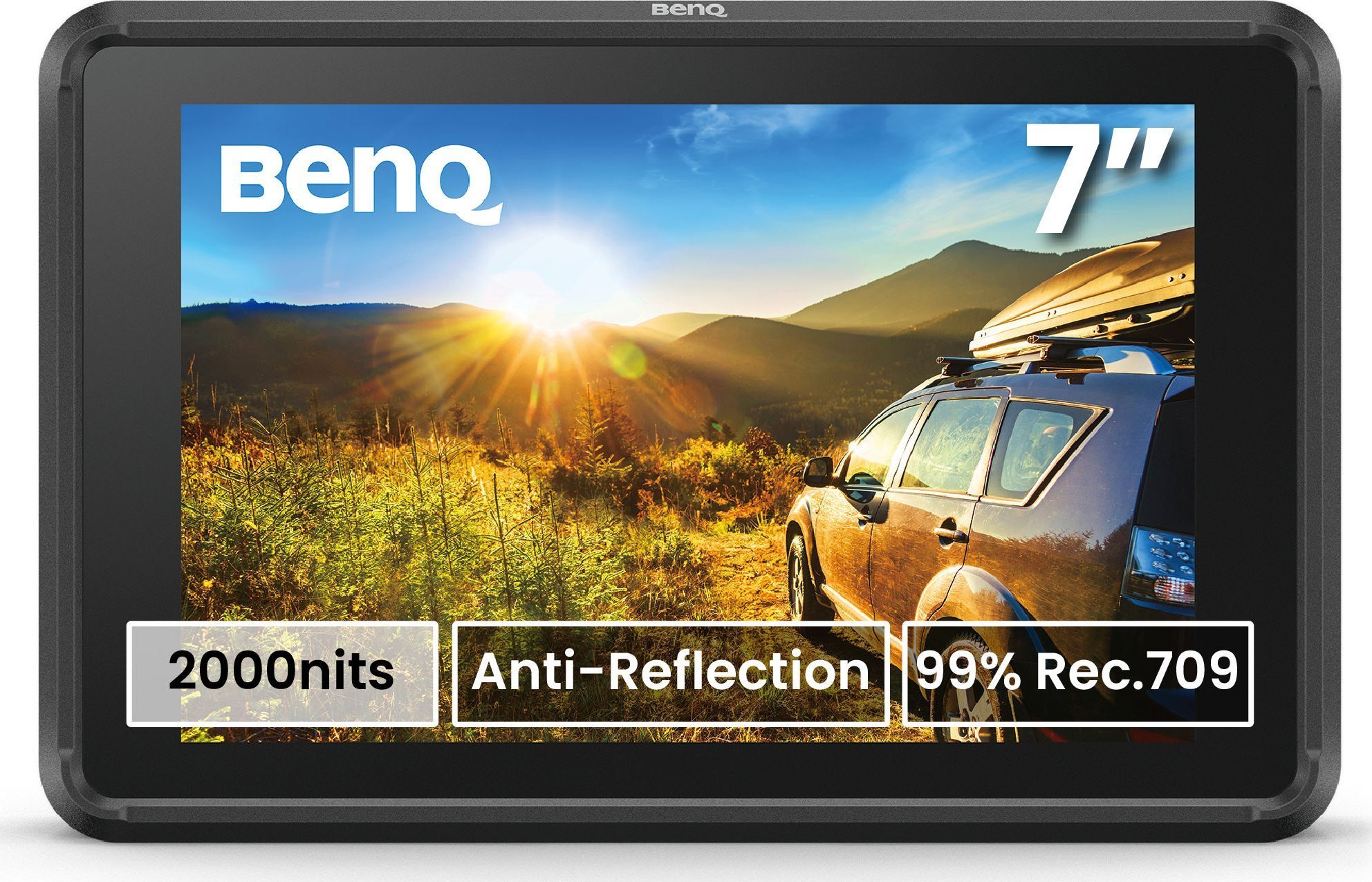 Monitor mbi kamerë BenQ PVS7, 7", 2000 nits, HDMI SDI, i zi