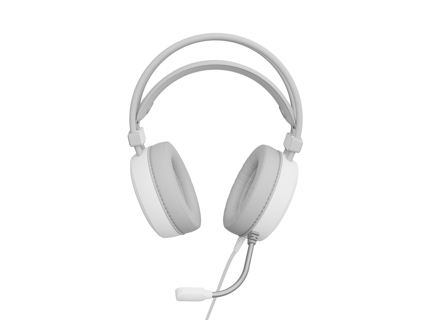 Kufje gaming Genesis Neon 613, on-ear, USB/3.5mm, të bardha