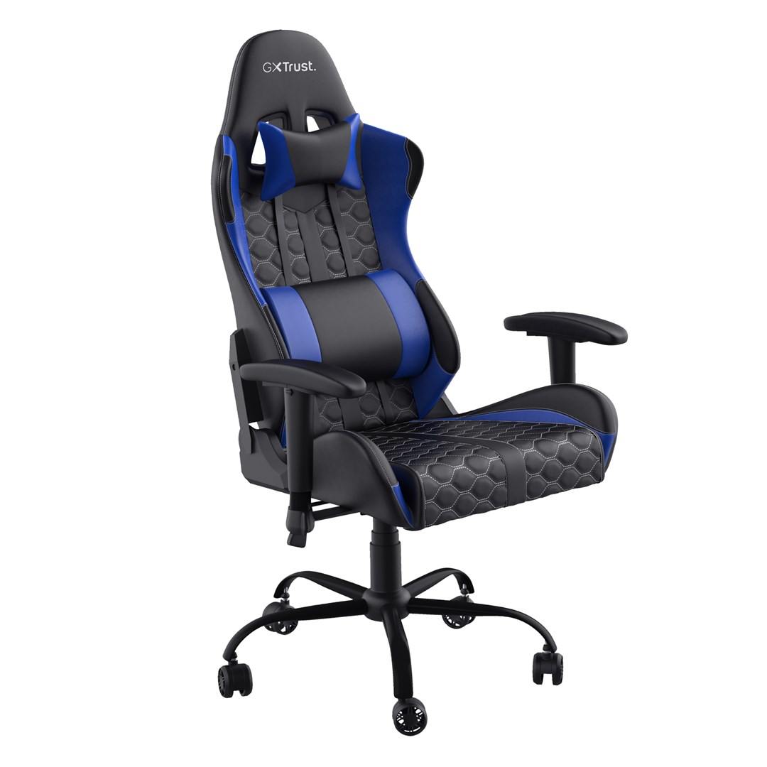 Karrige lojërash Trust GXT 708B Resto, 150kg, e zezë/e kaltër