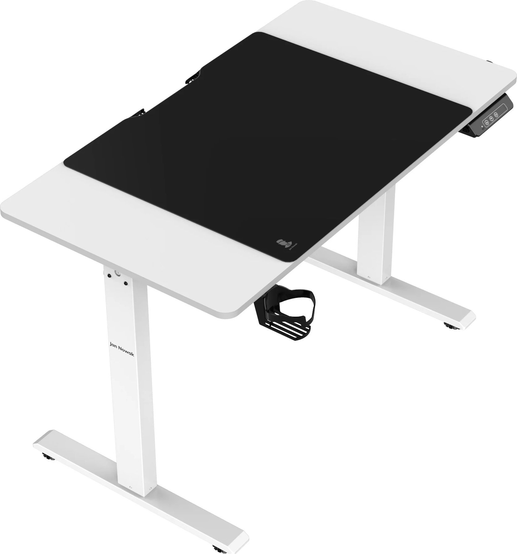 Organizues tavoline elektrik Jan Nowak Egon, i rregullueshëm në lartësi, i bardhë