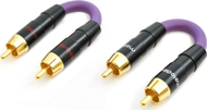 Përshtatës Melodika RCA (Cinch) x2 - RCA (Cinch), vjollcë