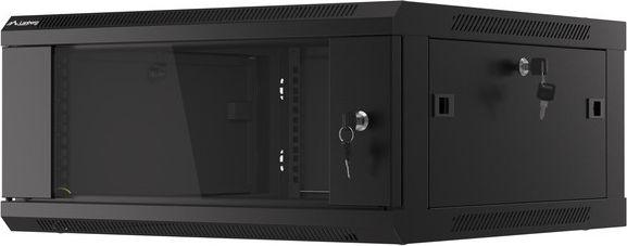 Kabinet Lanberg për montim në mur, 19" 4U (modeli WF01-6604-10B)