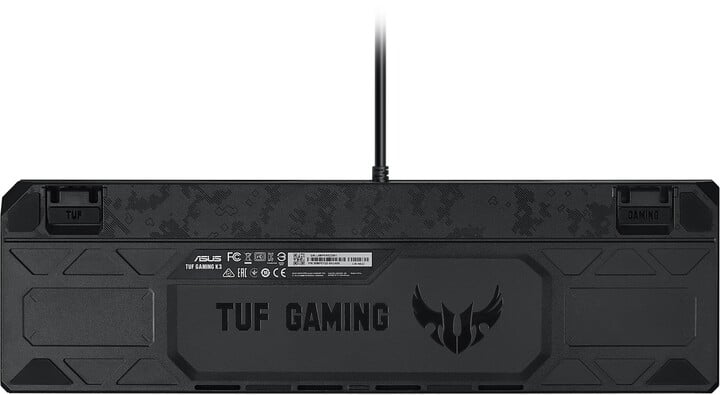 [OUTLET] Tastierë ASUS TUF Gaming K3, Kailh Red, US, e zezë