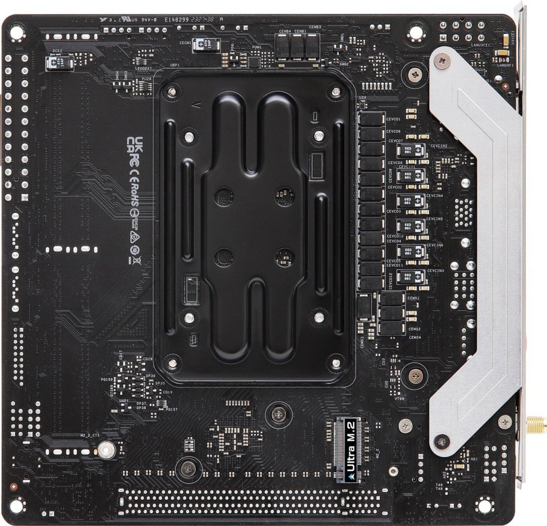 Pllakë amë ASRock A620I LIGHTNING WIFI, Wi-Fi 6E, 2.5 Gb/s LAN, RGB, e zezë