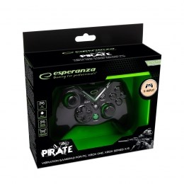 Gamepad Esperanza Pirate EGG114K, me kabllo, me vibrim, i zi