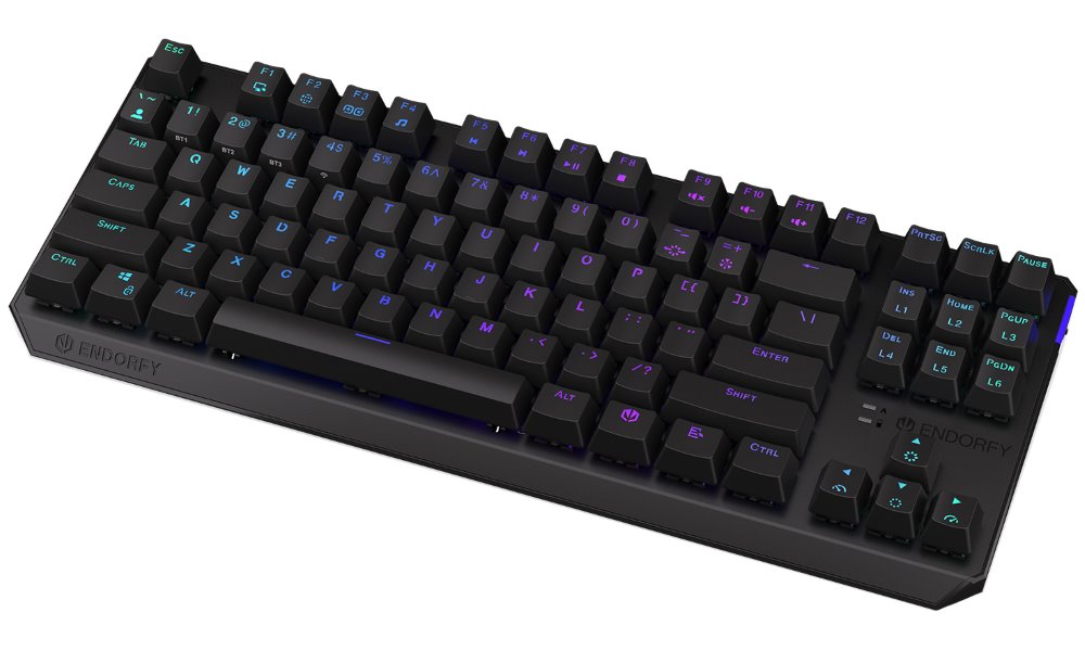 Tastierë Endorfy Thock TKL Wireless Red, RGB, US, e zezë