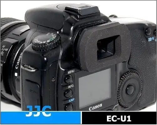 Okular gome JJC EC-U1 për Canon EOS, zëvendësues, i zi