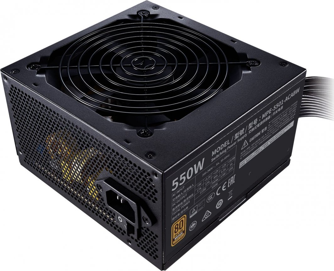 Burim energjie Cooler Master MWE Bronze V2 MPE-5501-ACABW-BEU ATX, 550W