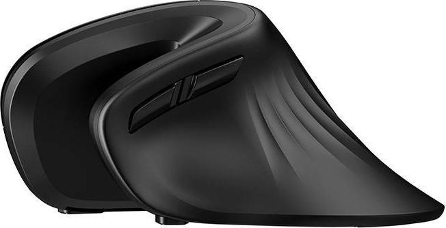 Maus pa tela DAREU, Bluetooth 2.4G, ergonomik vertikal, me klikim të qetë, i zi