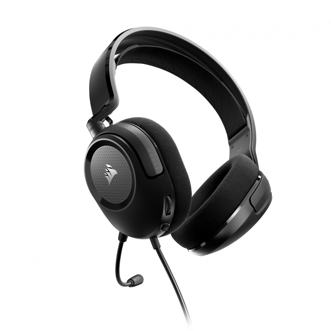 Kufje gaming Corsair HS35 V2, me kabllo, 3.5mm, karbon 2