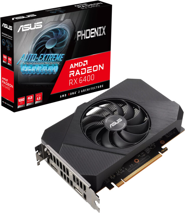 Kartelë grafike ASUS Radeon PH-RX6400-4G, 4GB GDDR6
