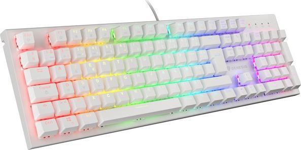 Tastierë mekanike Genesis Thor 303, Outemu Brown, RGB, e bardhë